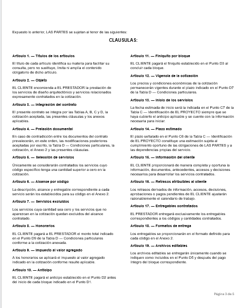 Vista previa del contrato